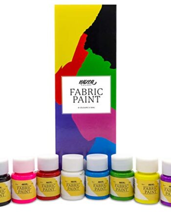 Zestaw farb tekstylnych Nazca Colors - Zestaw 8 kolorów x 30 ml - Trwa