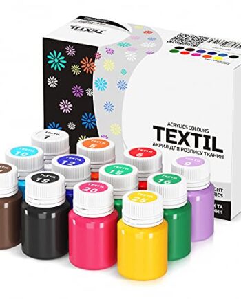 Farba do Tekstyliów 7 Artists Permanentna Farba do Tekstyliów 12x20ml