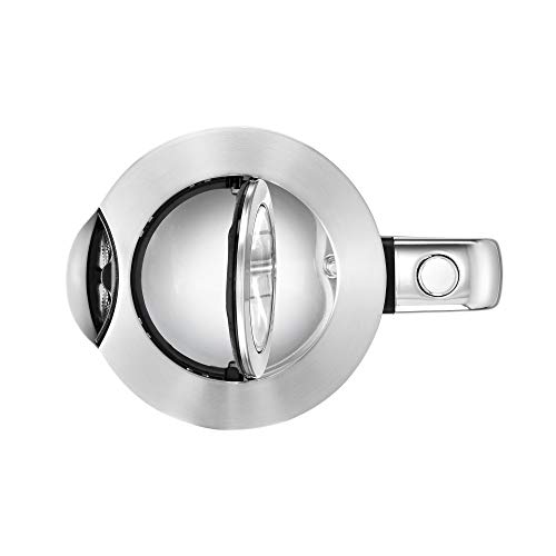 WMF Lono Wasserkocher Glas 1,7 Liter, Glaswasserkocher mit Kalkfilter, kabellos, 3 Watt, edelstahl matt - obrazek 3