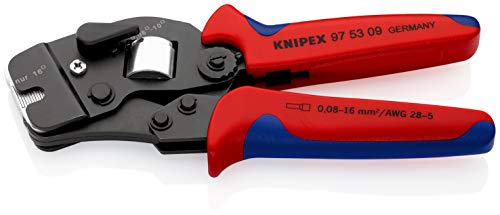 KNIPEX Samonastawne szczypce do zagniatania tulejek kablowych z ładowa - obrazek 5