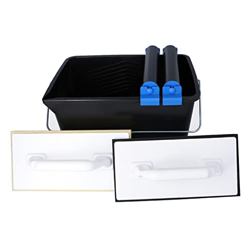 HELPMATE 5-częściowy zestaw do mycia płytek, 12-litrowe plastikowe wia