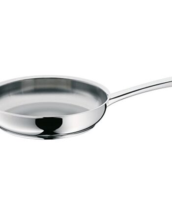 WMF Profi Bratpfanne Edelstahl 20 cm Induktion, Edelstahlpfanne unbeschichtet, Cromargan Edelstahl, backofenfest