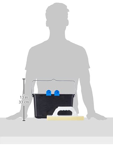 HELPMATE 5-częściowy zestaw do mycia płytek, 12-litrowe plastikowe wia - obrazek 2