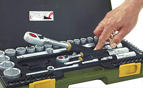 Proxxon Zestaw Kluczy Nasadowych, Wielokolorowy, 65 elementów - obrazek 6