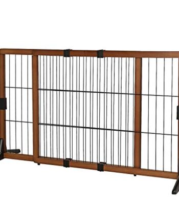 lionto Absperrgitter Hundeschutzgitter Treppengitter Welpenschutzgitter 70 cm Höhe