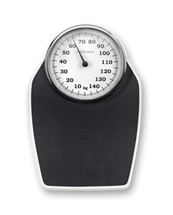 medisana Mechaniczna waga łazienkowa PSD do 150 kg, analogowa, retro w