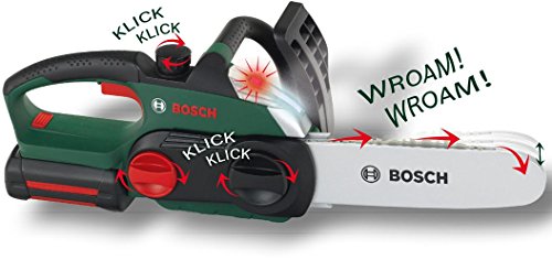 Theo Klein 8399 Piła łańcuchowa Bosch | Zasilana na baterie piła z efe - obrazek 4