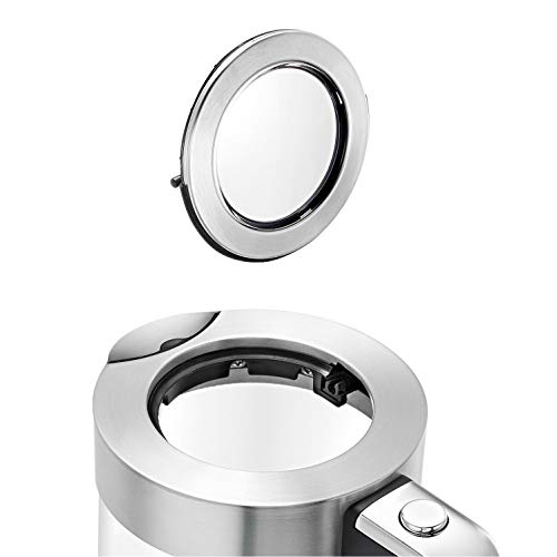 WMF Lono Wasserkocher Glas 1,7 Liter, Glaswasserkocher mit Kalkfilter, kabellos, 3 Watt, edelstahl matt - obrazek 7