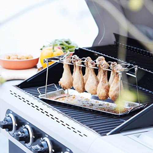 barbecook Hähnchenschenkel-Halter für 12 Schenkel Mit Auffangschale, universell - obrazek 5