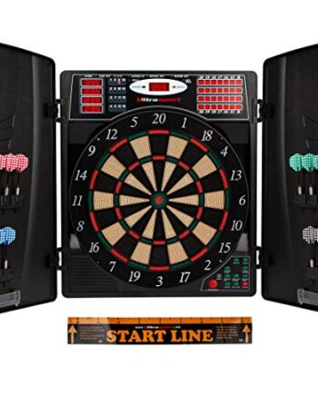 Ultrasport Elektryczna tarcza do rzutek z drzwiami lub bez, stalowe rz