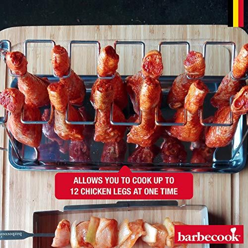 barbecook Hähnchenschenkel-Halter für 12 Schenkel Mit Auffangschale, universell - obrazek 3