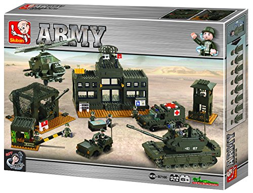 Sluban M38-B7100 - zestaw budowlany - wojsko - kwatera główna / 3+ lat - obrazek 2