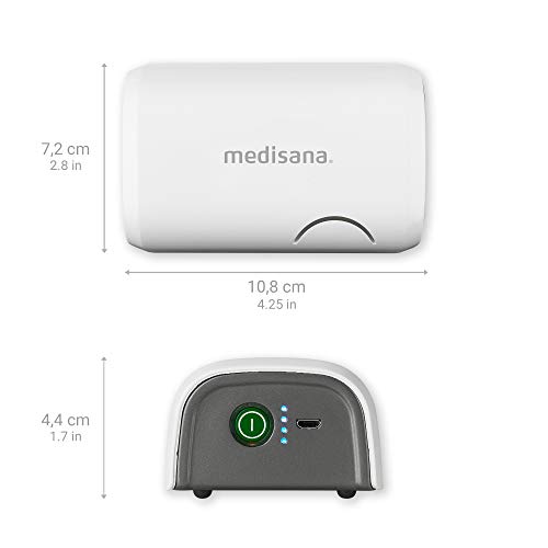 Medisana IN 165 inhalator, nebulizator kompresorowy z ustnikiem i mask - obrazek 7