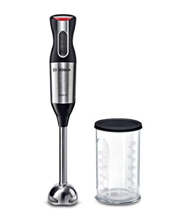Bosch Home And Garden MS62M6110 ErgoMixx Style Blender Ręczny, Tworzywo Sztuczne, 1000 W, Czarny/Srebrny