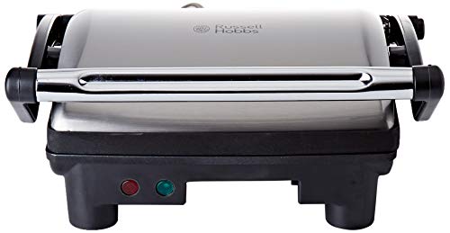 Russell Hobbs Kontaktgrill 3-in-1 (1800 Watt): Tischgrill (geöffnete Grillplatten) | Panini & Sandwich Maker | Kontakt- Grill (gleichzeitig von beiden Seiten); antihaftbeschichtete Platten, 17888-56 - obrazek 2
