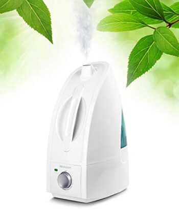 medisana AH 660 Nawilżacz powietrza ultradźwiękowy oczyszczacz powietrza do pomieszczeń do 30m² nebulizator do sypialni pokoju dziennego przeciw suchemu powietrzu 4 5 litra