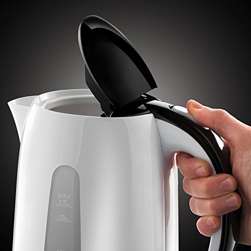 Russell Hobbs Wasserkocher, My Breakfast, 1,7l, 2200 Watt, verdecktes Heizelement, herausnehmbarer Kalkfilter, Kochstoppautomatik, Wasserstandsanzeige, Teekocher 25070-70 - obrazek 5