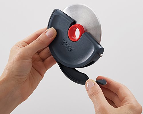 Joseph Joseph 20038 Disk - Leicht zu reinigender Pizzaschneider - grau - obrazek 6