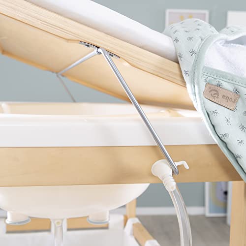 Roba 1251 Przewijak, Biały/Brązowy, 78 x 46,5 x 99 cm - obrazek 2