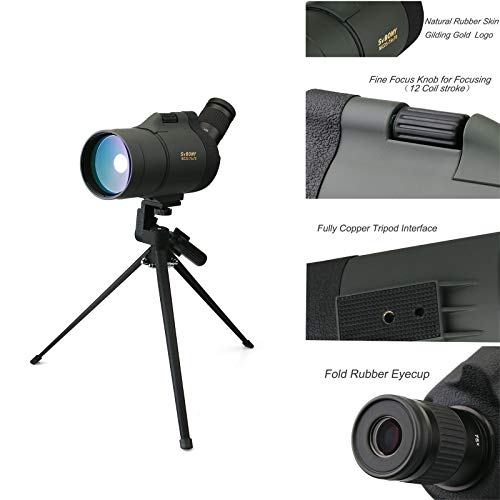 Svbony SV41 Mak Lunety Obserwacyjne, 25-75x70mm Maksutov Kompaktowy, B - obrazek 6