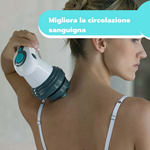 ARDES - ARM240N Professionelles Anti-Cellulite-Massagegerät mit Infrarotheizung für Po und Beine mit 4 austauschbaren Zubehörteilen und Reisetasche - obrazek 9