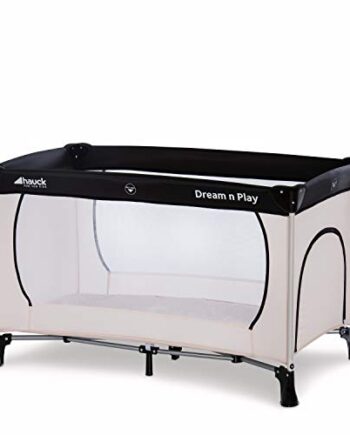 Hauck 603673 Dream N Play Plus Dziecięce Łóżko Turystyczne, 120 X 60 cm, Beżowy