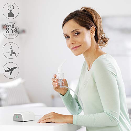Medisana IN 165 inhalator, nebulizator kompresorowy z ustnikiem i mask - obrazek 5