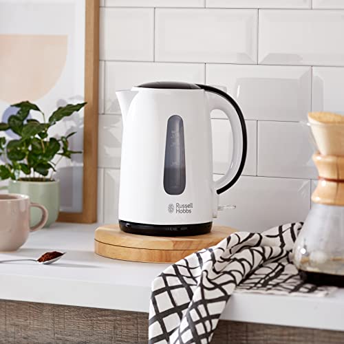Russell Hobbs Wasserkocher, My Breakfast, 1,7l, 2200 Watt, verdecktes Heizelement, herausnehmbarer Kalkfilter, Kochstoppautomatik, Wasserstandsanzeige, Teekocher 25070-70 - obrazek 2
