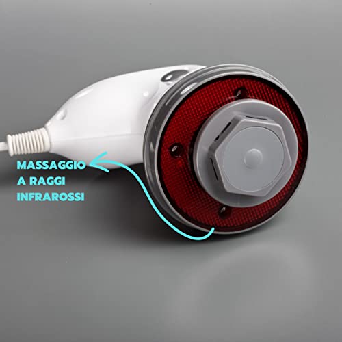 ARDES - ARM240N Professionelles Anti-Cellulite-Massagegerät mit Infrarotheizung für Po und Beine mit 4 austauschbaren Zubehörteilen und Reisetasche - obrazek 10