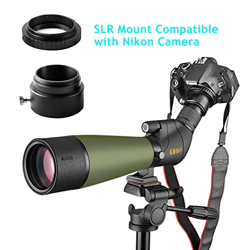 Gosky Udoskonalona luneta 20-60x80 HD ze statywem i torbą transportową - obrazek 5