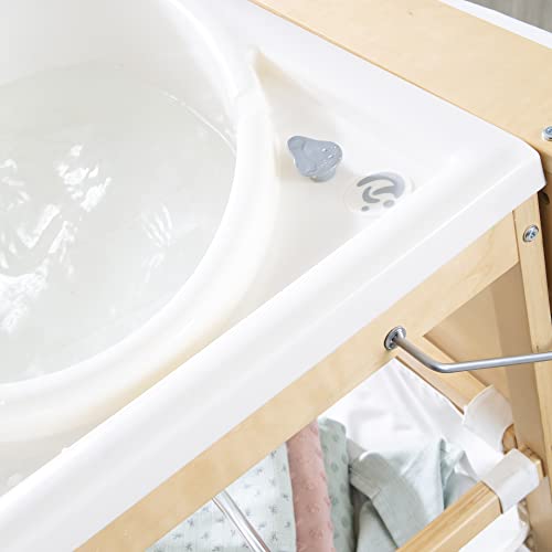 Roba 1251 Przewijak, Biały/Brązowy, 78 x 46,5 x 99 cm - obrazek 3