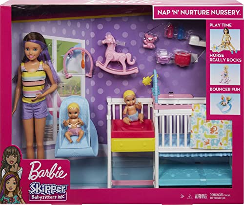 Barbie Zestaw do zabawy Opieka nad maluszkami z lalką Skipper z linii - obrazek 2