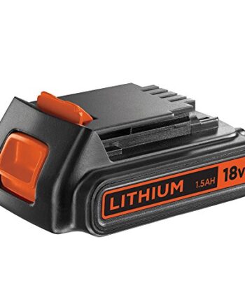 Black+Decker Ersatz-Akku (18V, 1,5 Ah Li-Ion, Slidepack, passend für alle 18 Volt Haushaltsgeräte und Gartengeräte sowie Elektrowerkzeuge von Black+Decker, Lieferung ohne Ladegerät) BL1518