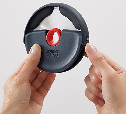 Joseph Joseph 20038 Disk - Leicht zu reinigender Pizzaschneider - grau - obrazek 4