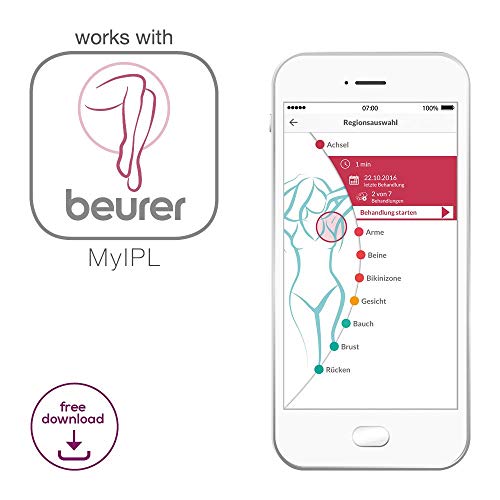 Beurer IPL Pure Skin Pro urządzenie kompaktowe, trwałe usuwanie włosów - obrazek 5