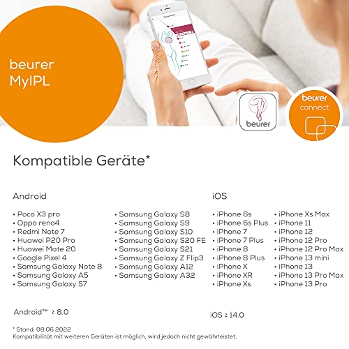 Beurer IPL Pure Skin Pro urządzenie kompaktowe, trwałe usuwanie włosów - obrazek 3