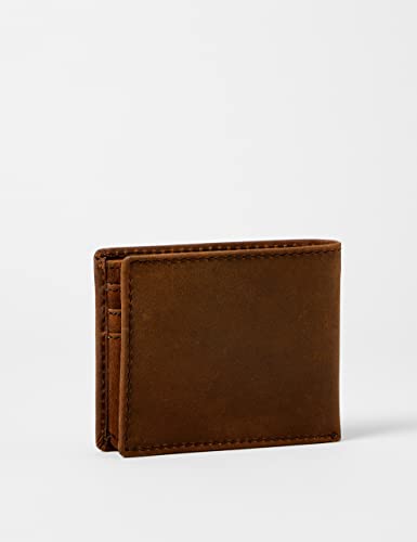 TOM TAILOR bags Ron portfel męski RFID mały format poziomy skóra brązo - obrazek 5