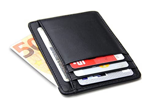 Frentree® Etui na karty ze skóry, bardzo cienkie, z ochroną RFID i oki - obrazek 3