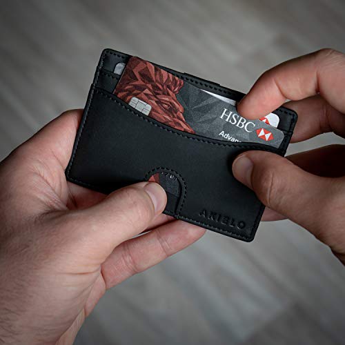 Portfel - etui na karty blokujące RFID - minimalistyczny męski portfel - obrazek 4