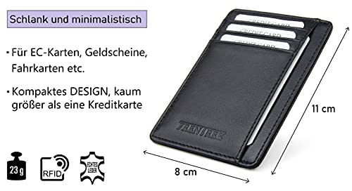 Frentree® Etui na karty ze skóry, bardzo cienkie, z ochroną RFID i oki - obrazek 7