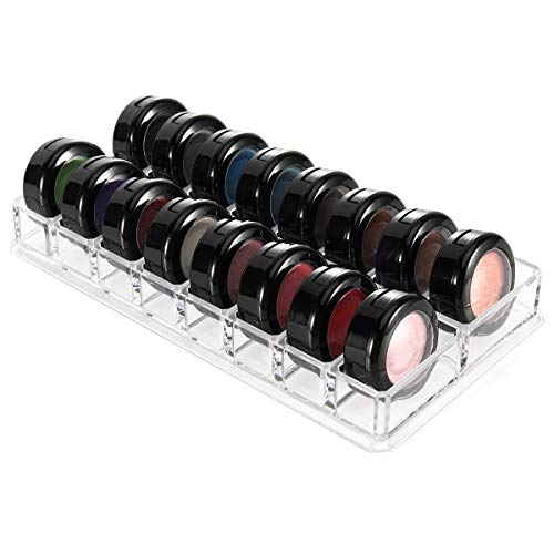 Luxspire Akrylowy organizer na cienie do powiek, 16 kosmicznych kosmet