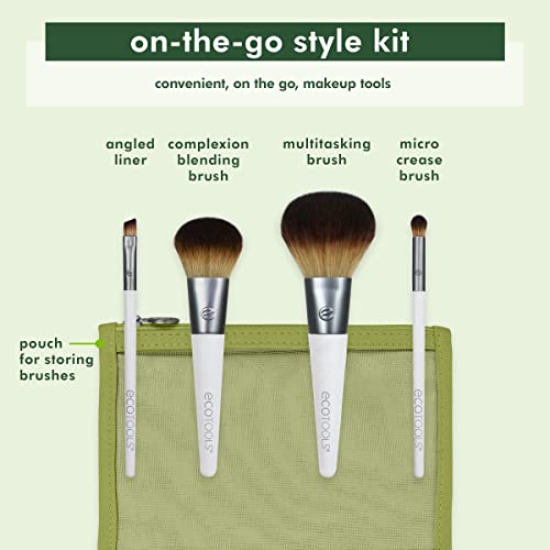 EcoTools Zestaw pędzli do makijażu On-The-Go Style Kit - obrazek 8