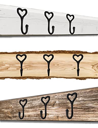 FUXXER® Rustykalny wieszak żelazny, wieszak na ubrania, żeliwo, średni - obrazek 3