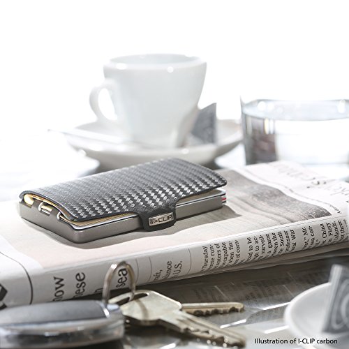 I-CLIP Original Silver AdvantageR Black, Portfel, Etui na Karty, Portmonetka, slim wallet - obrazek 3