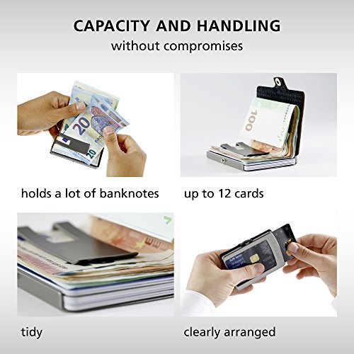 I-CLIP Original Silver AdvantageR Black, Portfel, Etui na Karty, Portmonetka, slim wallet - obrazek 5