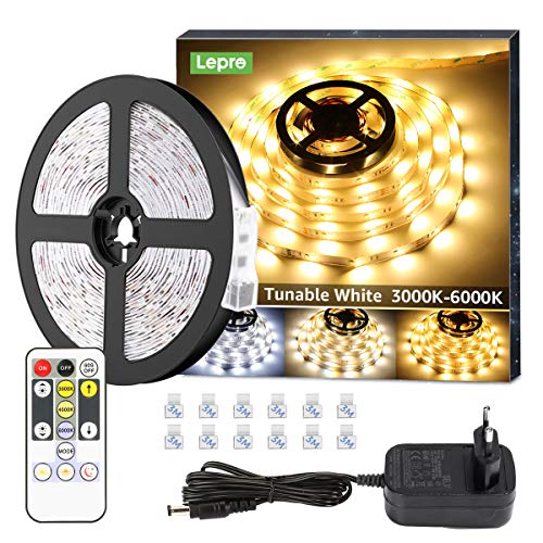Lepro Taśma LED z możliwością ściemniania, 10 m, 600 diod LED, ciepła