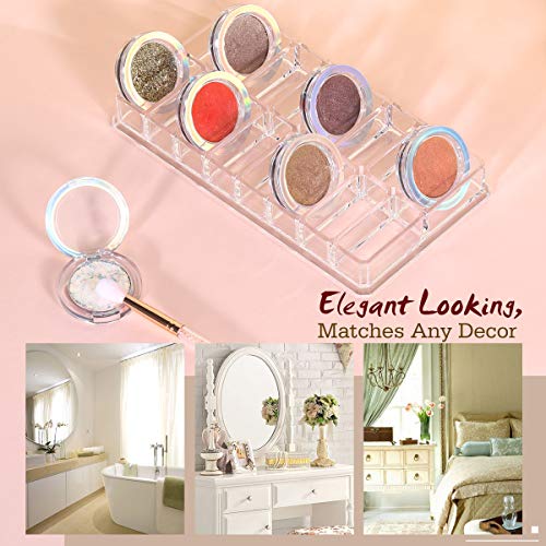 Luxspire Akrylowy organizer na cienie do powiek, 16 kosmicznych kosmet - obrazek 4