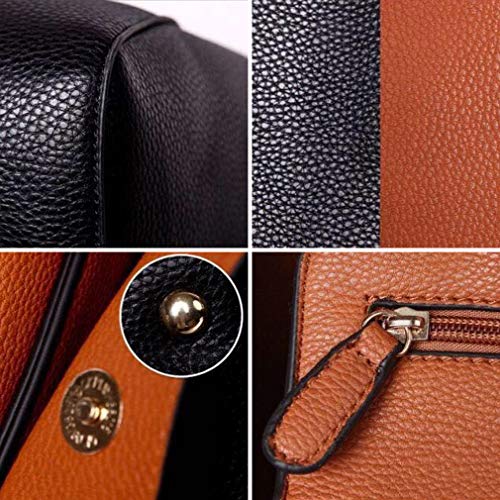 Pahajim Fashion PU Skórzane Wodoodporne Torebki Kopertówki Duża Torba - obrazek 5