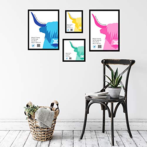 Wee Blue Coo A3 czarna drewniana ramka na zdjęcia 11,7 x 16,5 cala (29 - obrazek 3