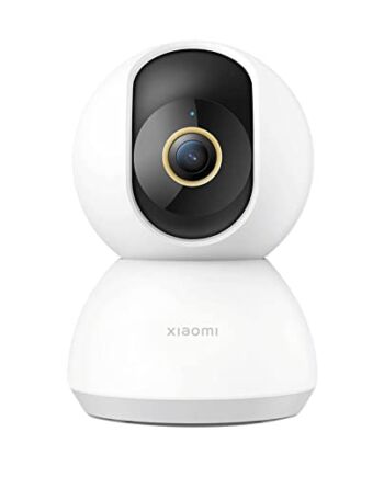 Xiaomi Smart Camera C300, kamera monitorująca z asystentem głosowym, inteligentne wykrywanie człowieka AI, dwukierunkowy dźwięk, tryb prywatności, noktowizor, kompatybilny z Google i Alexa, Biały